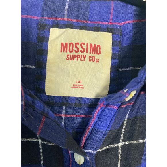 RESERVED FOR J ~ Target Mossimo Supply Co Vintage Plaid Flannel Shirt - Picture 4 of 8